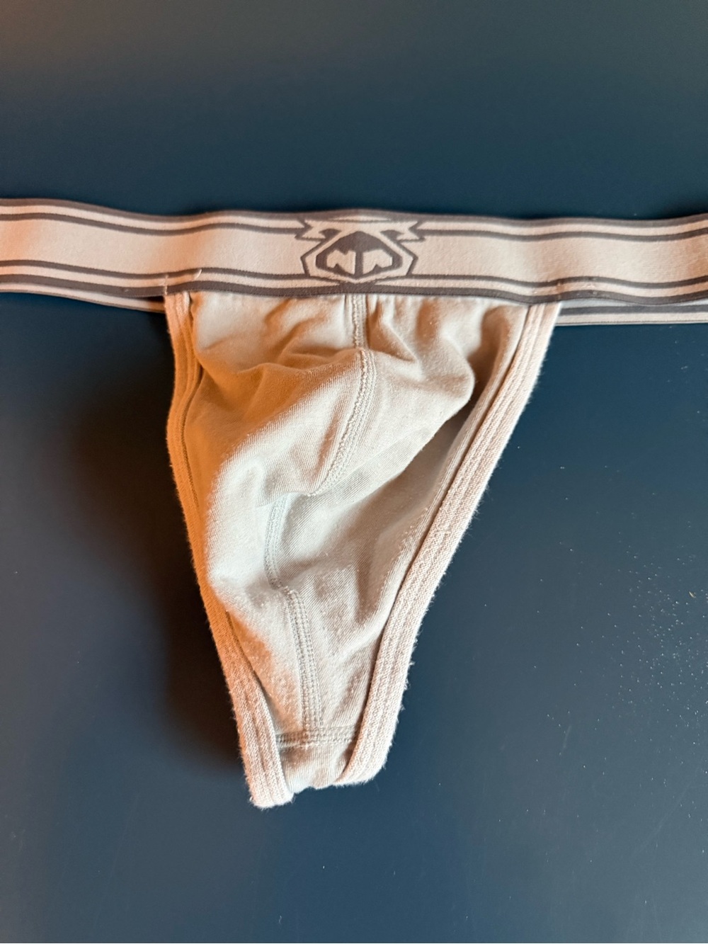 Nasty Pig Men's Brief Jockstrap - Cream Waistband Accent